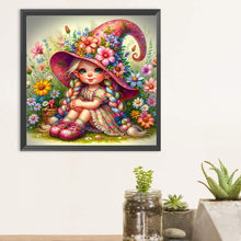 Load image into Gallery viewer, Diamond Painting - Full Round - Pigtail girl (30*30CM)