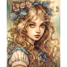 Load image into Gallery viewer, Diamond Painting - Full Round - Curly girl (40*50CM)
