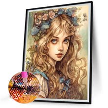 Load image into Gallery viewer, Diamond Painting - Full Round - Curly girl (40*50CM)