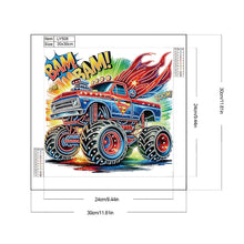 Load image into Gallery viewer, Diamond Painting - Partial Special Shaped - Captain America Off-Road Vehicle (30*30CM)