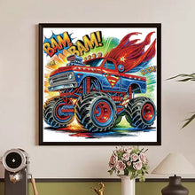 Load image into Gallery viewer, Diamond Painting - Partial Special Shaped - Captain America Off-Road Vehicle (30*30CM)