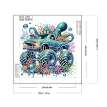 Load image into Gallery viewer, Diamond Painting - Partial Special Shaped - Octopus Off-Road Vehicle Of Marine Life (30*30CM)