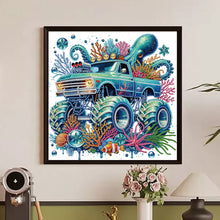 Load image into Gallery viewer, Diamond Painting - Partial Special Shaped - Octopus Off-Road Vehicle Of Marine Life (30*30CM)