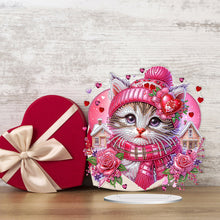 Load image into Gallery viewer, Acrylic Special Shape Owls Diamond Painting Desktop Decors for Home Office Decor