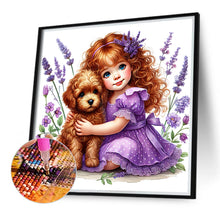 Load image into Gallery viewer, Diamond Painting - Full Round - Children and dogs (40*40CM)