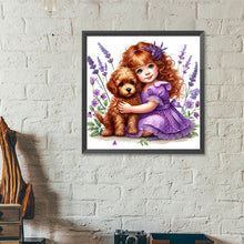 Load image into Gallery viewer, Diamond Painting - Full Round - Children and dogs (40*40CM)
