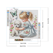 Load image into Gallery viewer, Diamond Painting - Full Round - Children and dogs (40*40CM)