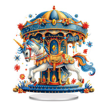 Load image into Gallery viewer, Acrylic Special Shape Carousel Rhinestones Desktop Ornaments Bedroom Table Decor
