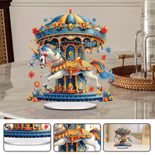 Load image into Gallery viewer, Acrylic Special Shape Carousel Rhinestones Desktop Ornaments Bedroom Table Decor