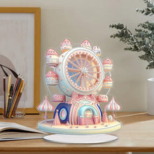 Load image into Gallery viewer, Acrylic Special Shape Easter Cross Desktop Diamond Art Kits Bedroom Table Decor