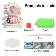 Load image into Gallery viewer, Acrylic Special Shape Easter Cross Desktop Diamond Art Kits Bedroom Table Decor