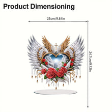 Load image into Gallery viewer, Acrylic Special Shape Easter Cross Desktop Diamond Art Kits Bedroom Table Decor