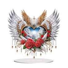 Load image into Gallery viewer, Acrylic Special Shape Easter Cross Desktop Diamond Art Kits Bedroom Table Decor