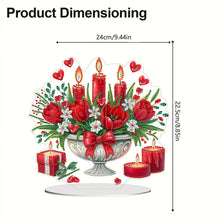 Load image into Gallery viewer, Acrylic Special Shaped Small Flower Bed DIY Desktop Diamond Painting Art Kit