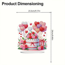 Load image into Gallery viewer, Acrylic Special Shaped Love Cake DIY Desktop Diamond Painting Art Kits for Home