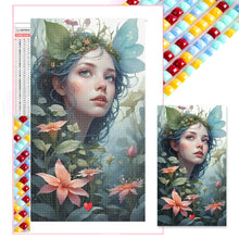 Load image into Gallery viewer, Diamond Painting - Full Square - Forest girl (40*75CM)