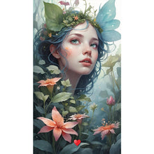 Load image into Gallery viewer, Diamond Painting - Full Square - Forest girl (40*75CM)