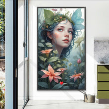Load image into Gallery viewer, Diamond Painting - Full Square - Forest girl (40*75CM)