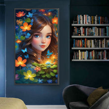 Load image into Gallery viewer, Diamond Painting - Full Square - Forest girl (40*75CM)
