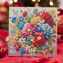 Load image into Gallery viewer, 6Pcs Christmas Squirrel DIY Diamond Painting Card Diamond Painting Greeting Card