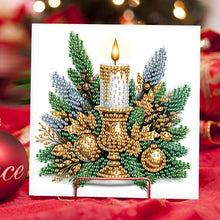 Load image into Gallery viewer, 6Pcs Christmas Squirrel DIY Diamond Painting Card Diamond Painting Greeting Card