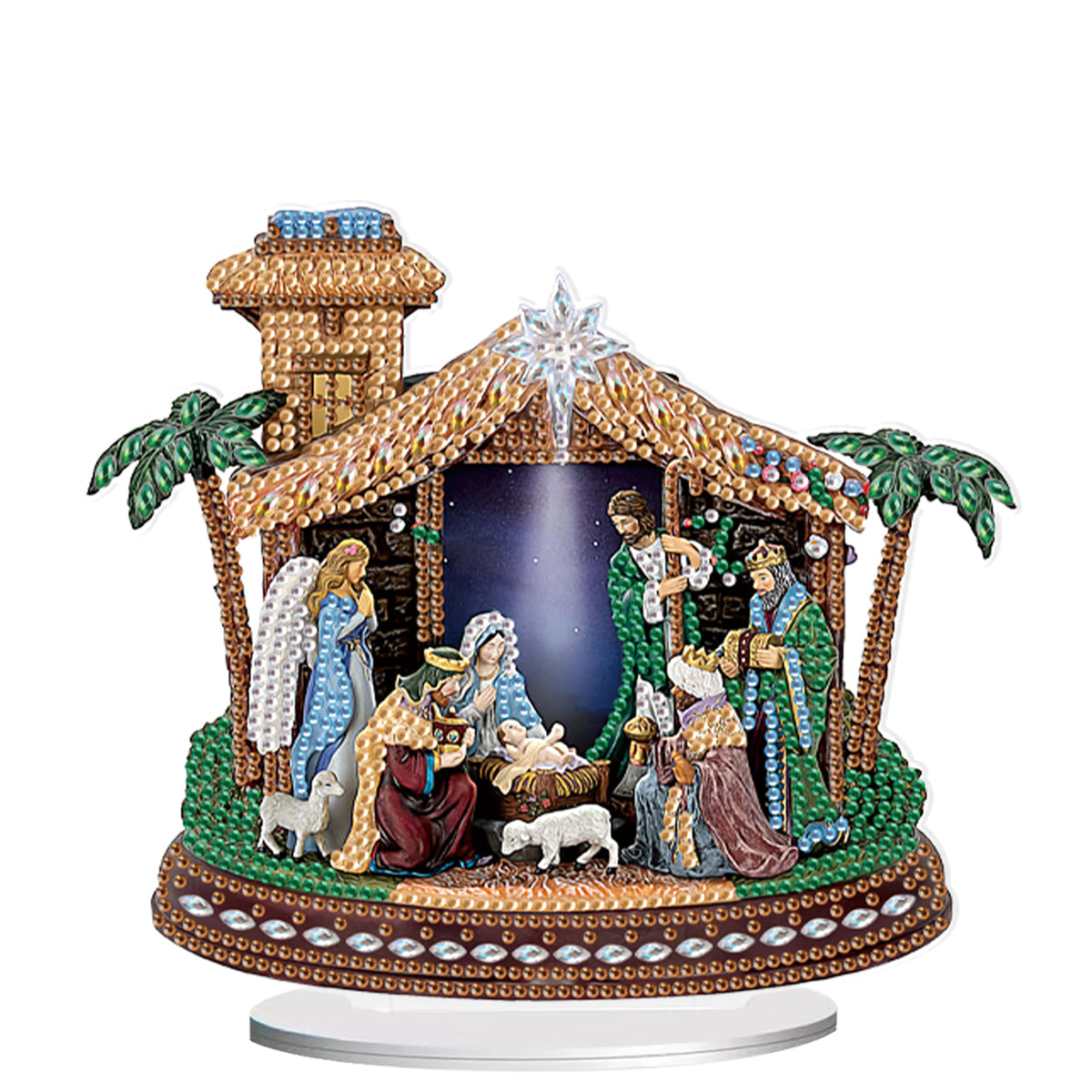 Angel Desktop Diamond Art Kits Rhinestones Desktop Ornaments Bedroom Table Decor