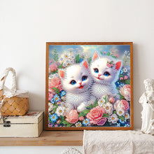 Load image into Gallery viewer, Diamond Painting - Partial Special Shaped - Cat (30*30CM)