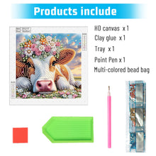 Load image into Gallery viewer, Diamond Painting - Partial Special Shaped - Cow (30*30CM)