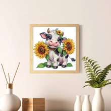 Load image into Gallery viewer, Diamond Painting - Partial Special Shaped - Cow (30*30CM)
