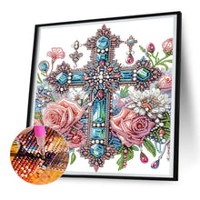 Load image into Gallery viewer, Diamond Painting - Partial Special Shaped - Cross (30*30CM)