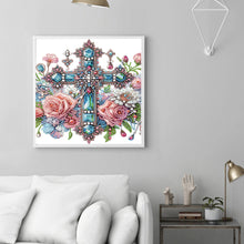 Load image into Gallery viewer, Diamond Painting - Partial Special Shaped - Cross (30*30CM)