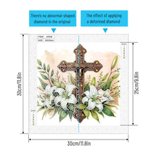 Load image into Gallery viewer, Diamond Painting - Partial Special Shaped - Cross (30*30CM)