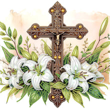 Load image into Gallery viewer, Diamond Painting - Partial Special Shaped - Cross (30*30CM)