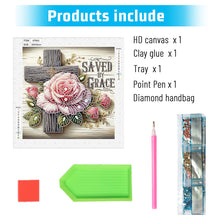 Load image into Gallery viewer, Diamond Painting - Partial Special Shaped - Cross (30*30CM)