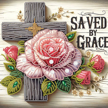 Load image into Gallery viewer, Diamond Painting - Partial Special Shaped - Cross (30*30CM)