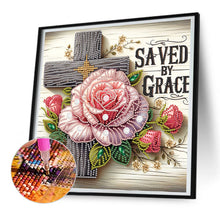 Load image into Gallery viewer, Diamond Painting - Partial Special Shaped - Cross (30*30CM)