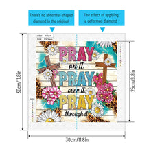 Load image into Gallery viewer, Diamond Painting - Partial Special Shaped - Cross (30*30CM)