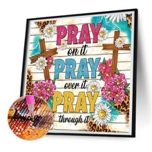 Load image into Gallery viewer, Diamond Painting - Partial Special Shaped - Cross (30*30CM)