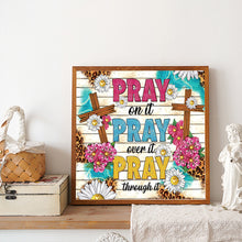 Load image into Gallery viewer, Diamond Painting - Partial Special Shaped - Cross (30*30CM)