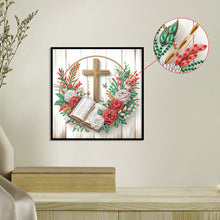 Load image into Gallery viewer, Diamond Painting - Partial Special Shaped - Cross (30*30CM)