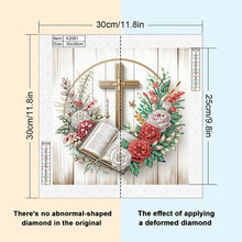 Load image into Gallery viewer, Diamond Painting - Partial Special Shaped - Cross (30*30CM)