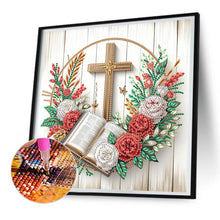 Load image into Gallery viewer, Diamond Painting - Partial Special Shaped - Cross (30*30CM)