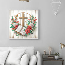 Load image into Gallery viewer, Diamond Painting - Partial Special Shaped - Cross (30*30CM)