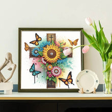 Load image into Gallery viewer, Diamond Painting - Partial Special Shaped - Cross (30*30CM)