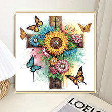 Load image into Gallery viewer, Diamond Painting - Partial Special Shaped - Cross (30*30CM)
