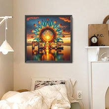 Load image into Gallery viewer, Diamond Painting - Full Round - Love And Peace (30*30CM)