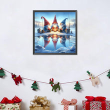 Load image into Gallery viewer, Diamond Painting - Full Round - Gnome Fishing In The Snow (30*30CM)