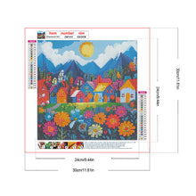 Load image into Gallery viewer, Diamond Painting - Full Round - Colorful house (30*30CM)