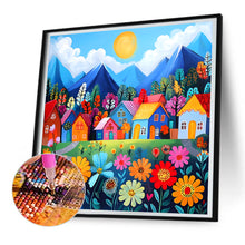 Load image into Gallery viewer, Diamond Painting - Full Round - Colorful house (30*30CM)