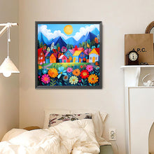 Load image into Gallery viewer, Diamond Painting - Full Round - Colorful house (30*30CM)